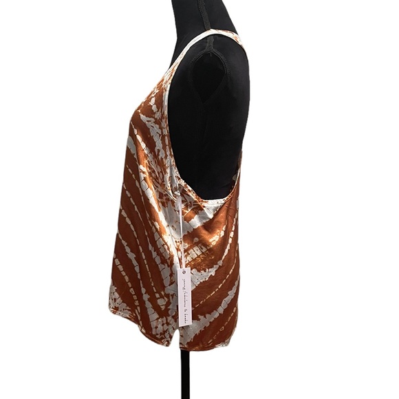NWT Young Fabulous & Broke tie dye silky pullover bohemian tank top size large - Picture 7 of 14